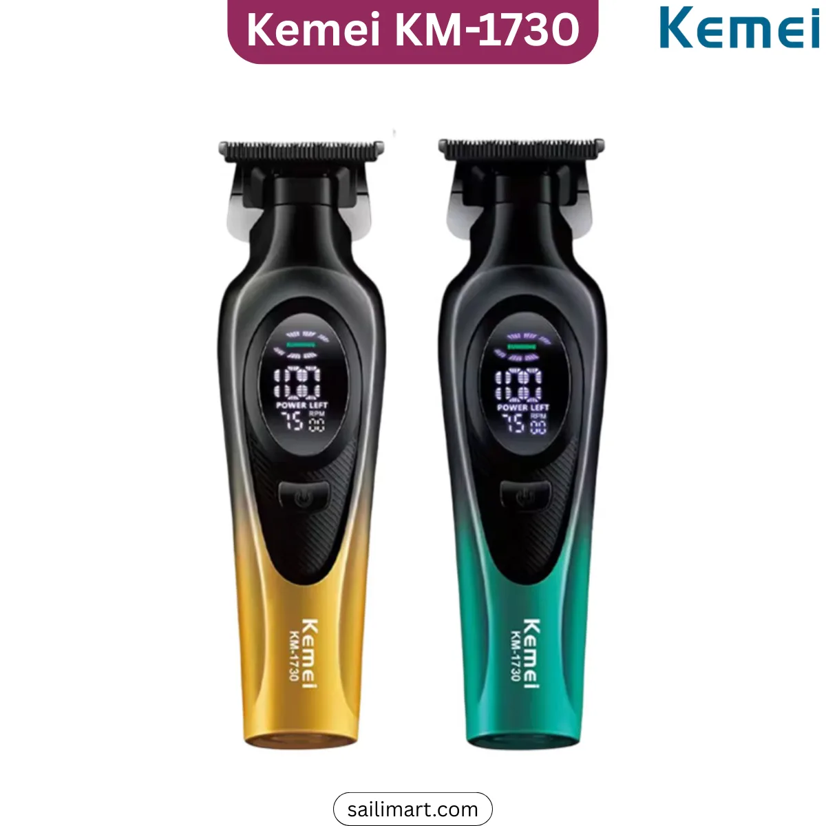 Kemei KM‑1730 Professional Trimmer for Personal and Salon