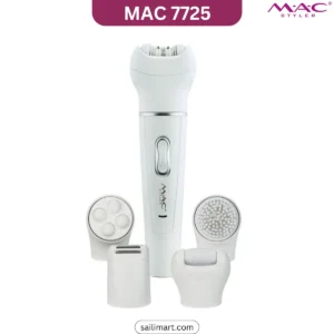 MAC MC-7725 5-in-1 Facial Styler - Facial Epilator, Facial Cleansing Brush, Facial Massage, Lady Shaver, Callus Remover
