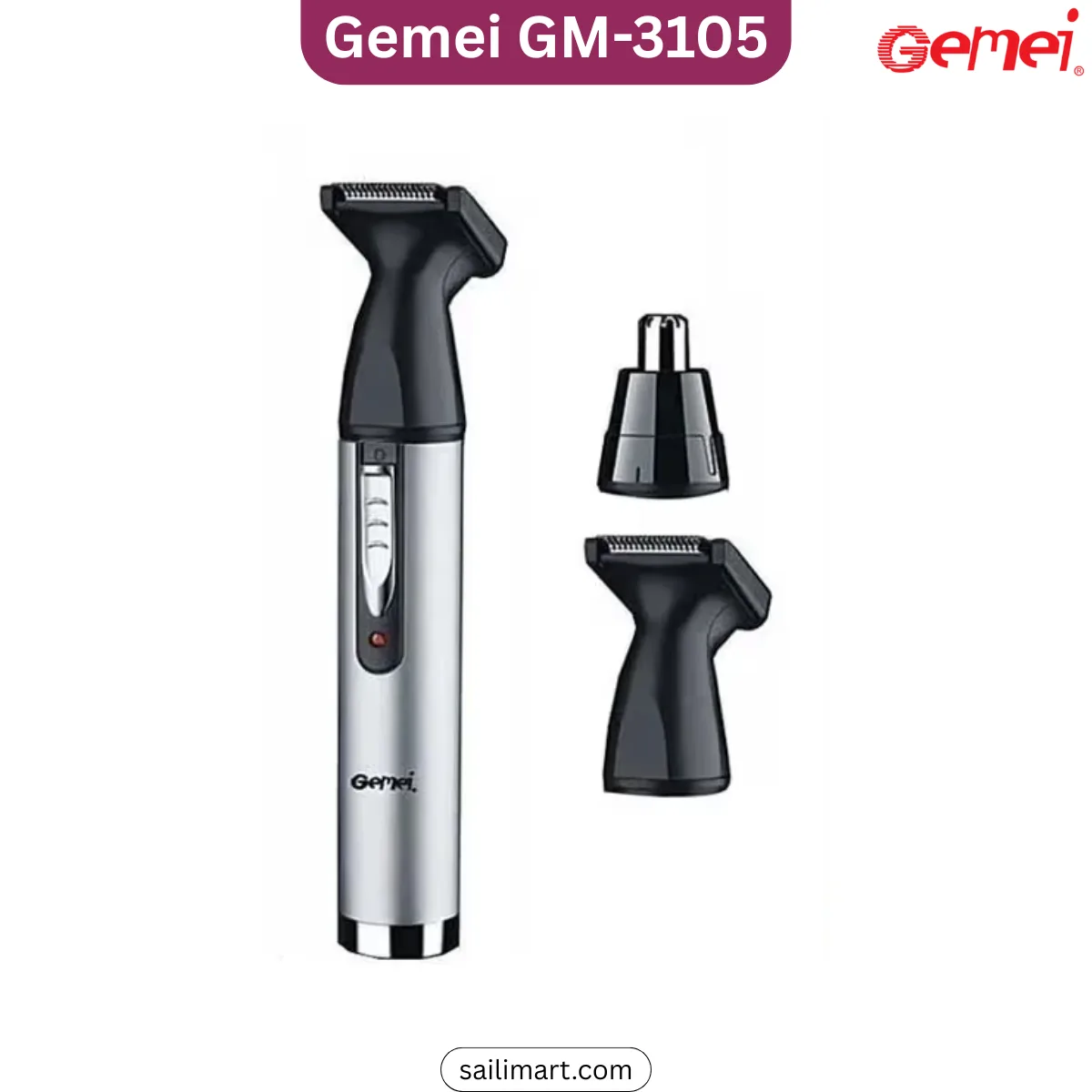 Gemei GM-3105 2-in-1 Nose & Hair Trimmer
