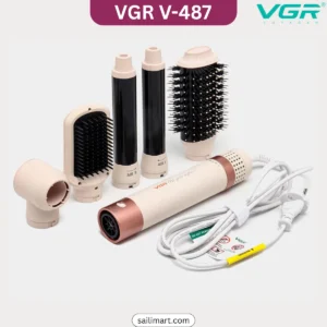 VGR V-487 5-in-1 Hot Air Atyler - Dryer, Curler, Straightener, Volumizer, Brush