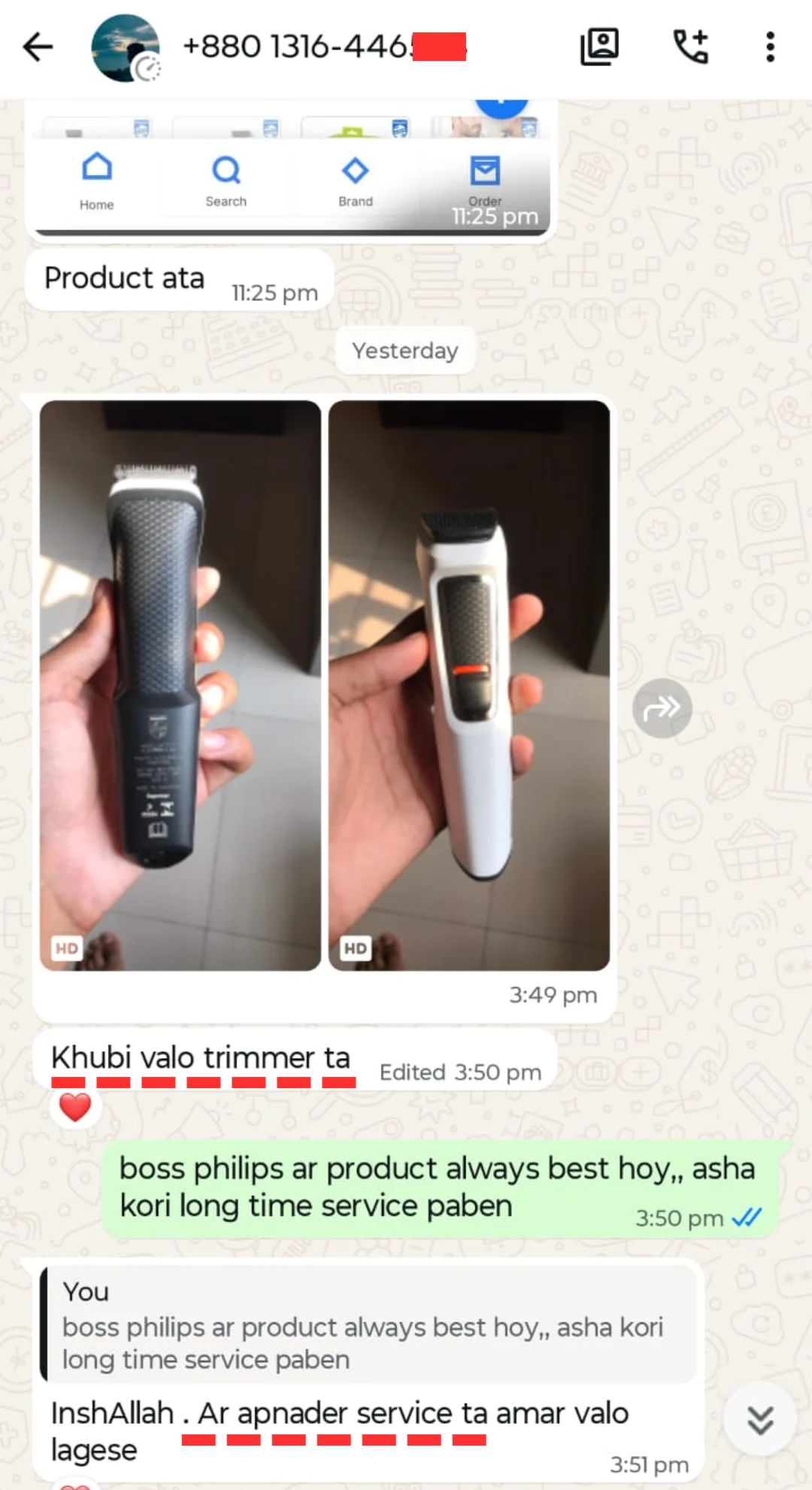 Sailimart customer review