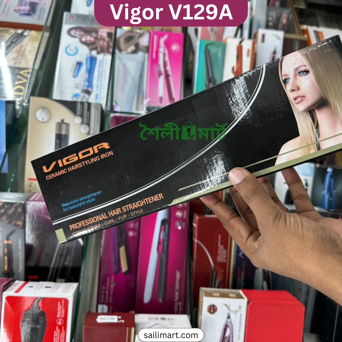 Vigor V129A Professional Hairstyling Iron