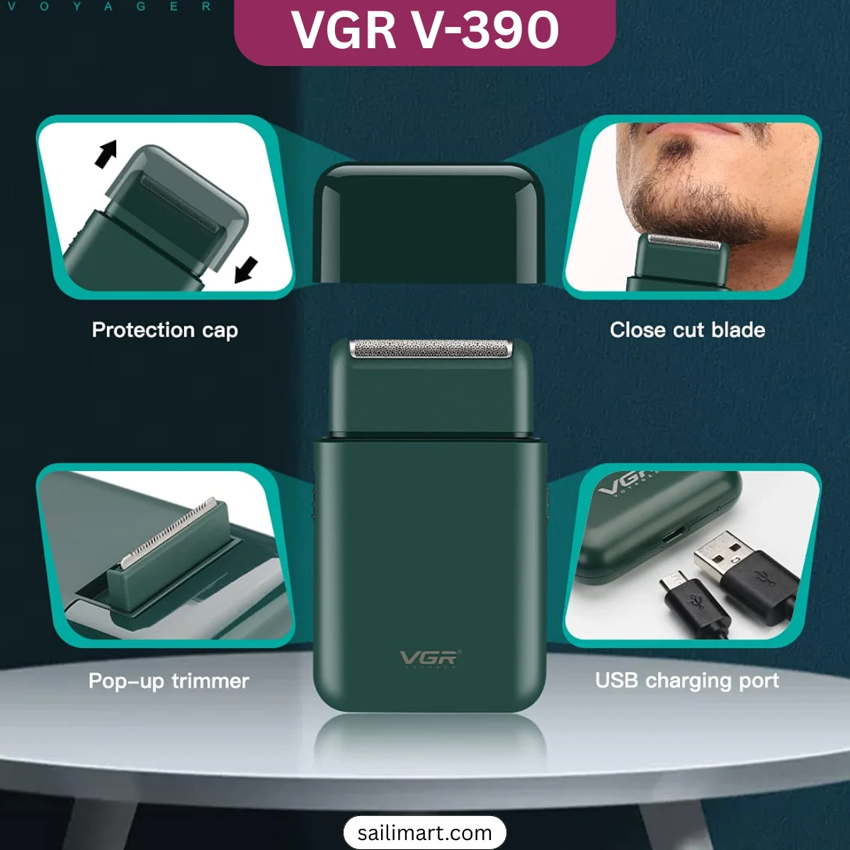 VGR V-390 Foil Shaver best price in Bangladesh