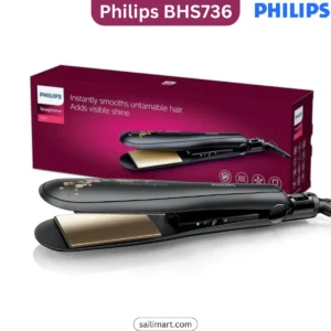 Philips BHS736/00 KeraShine Wide Plate Hair Straightener