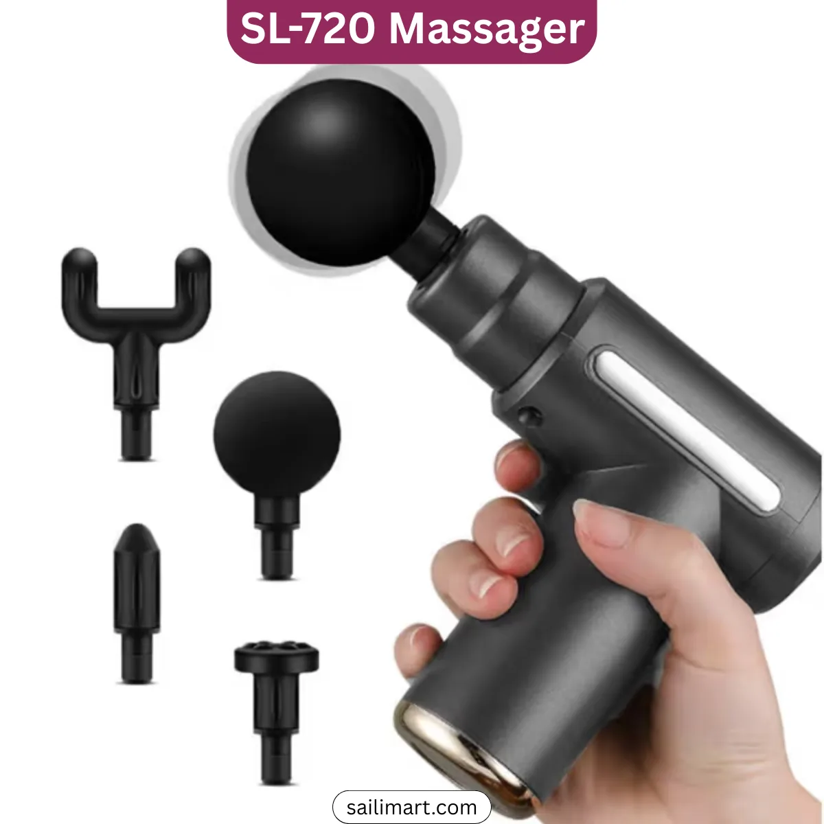 SL-720 Mini Rechargeable Deep Tissue Therapy Massage Gun