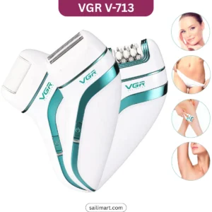VGR V-713 3-in-1 Women Grooming Kit – Epilator, Shaver & Callus Remover