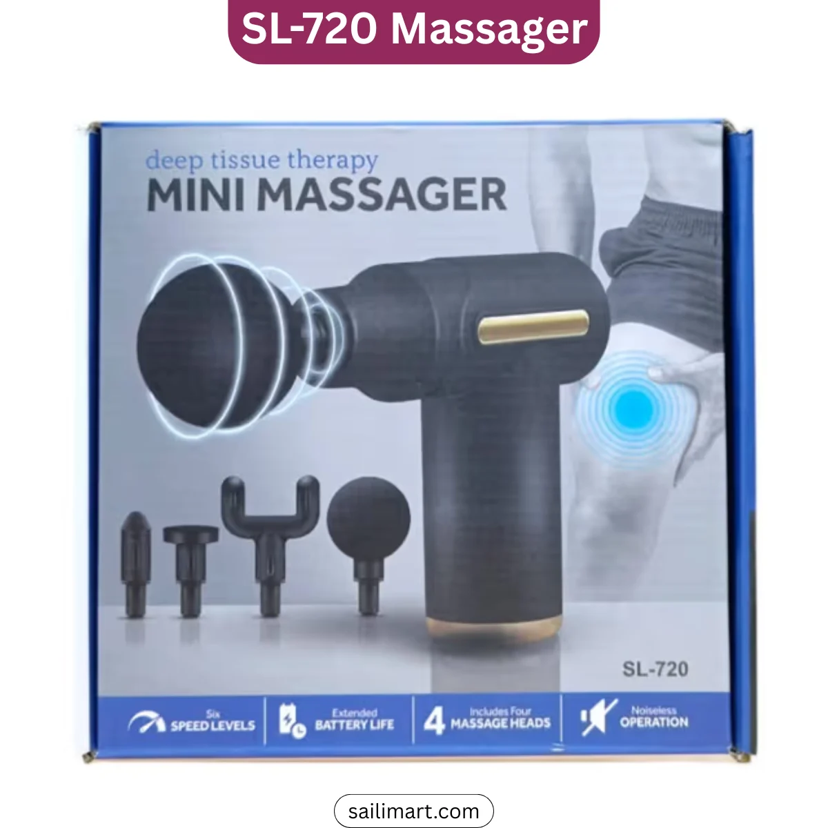 SL-720 Mini Massage Gun Best Price in Bangladesh