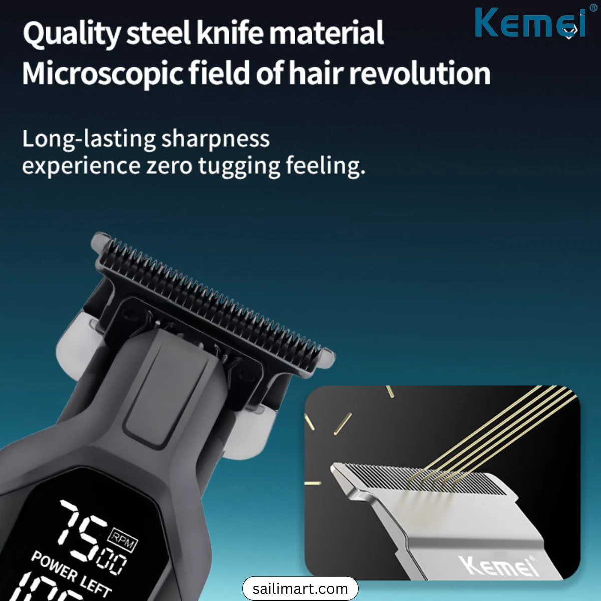 Kemei KM-1358 Hair & Beard Trimmer Best Price in Bangladesh