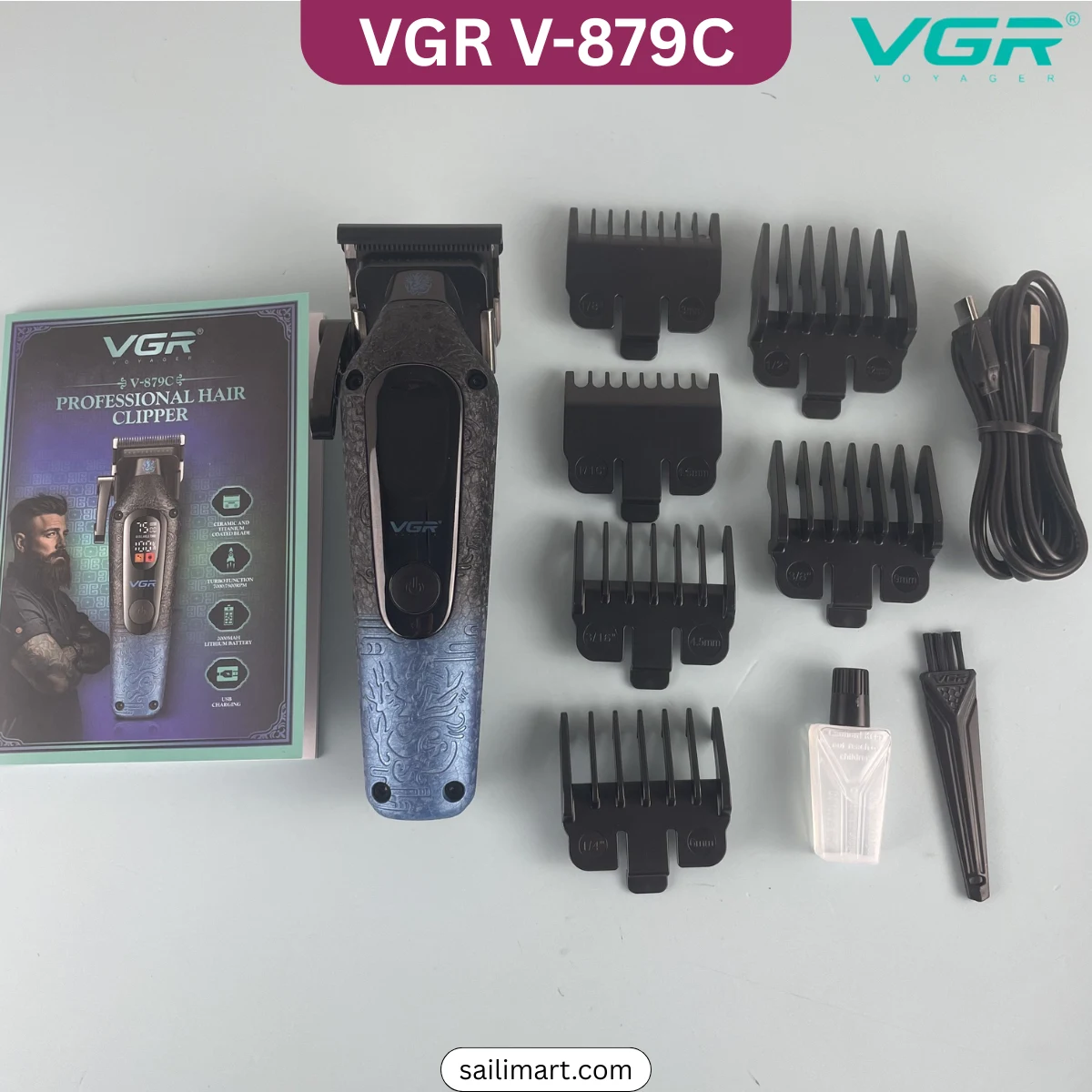 VGR V-879C Professional Hair Clipper