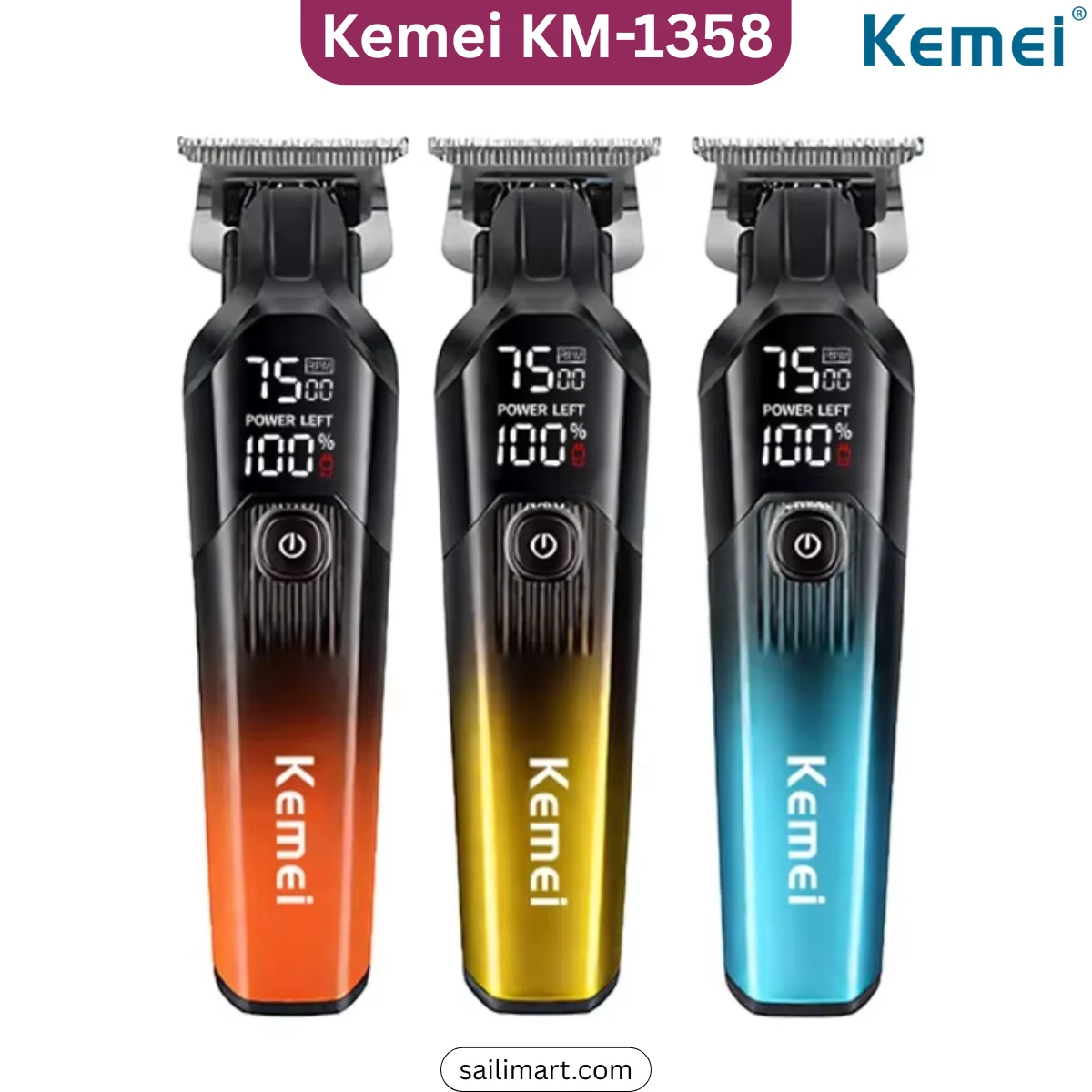 Kemei KM-1358 Hair & Beard Trimmer