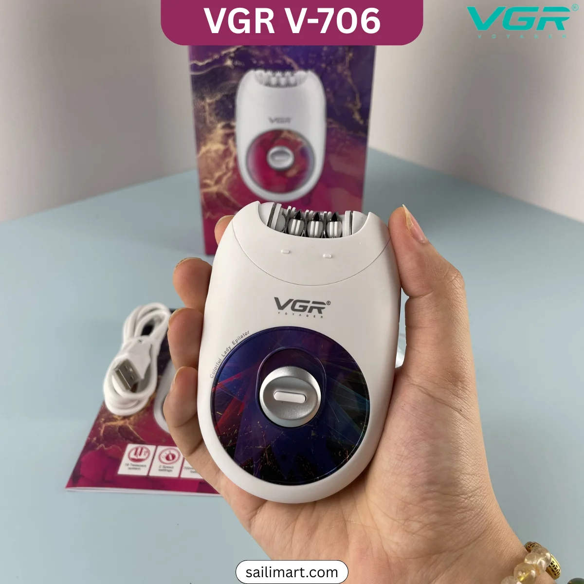 VGR V-706 Cordless Electric Women Epilator Best Price in Bangladesh