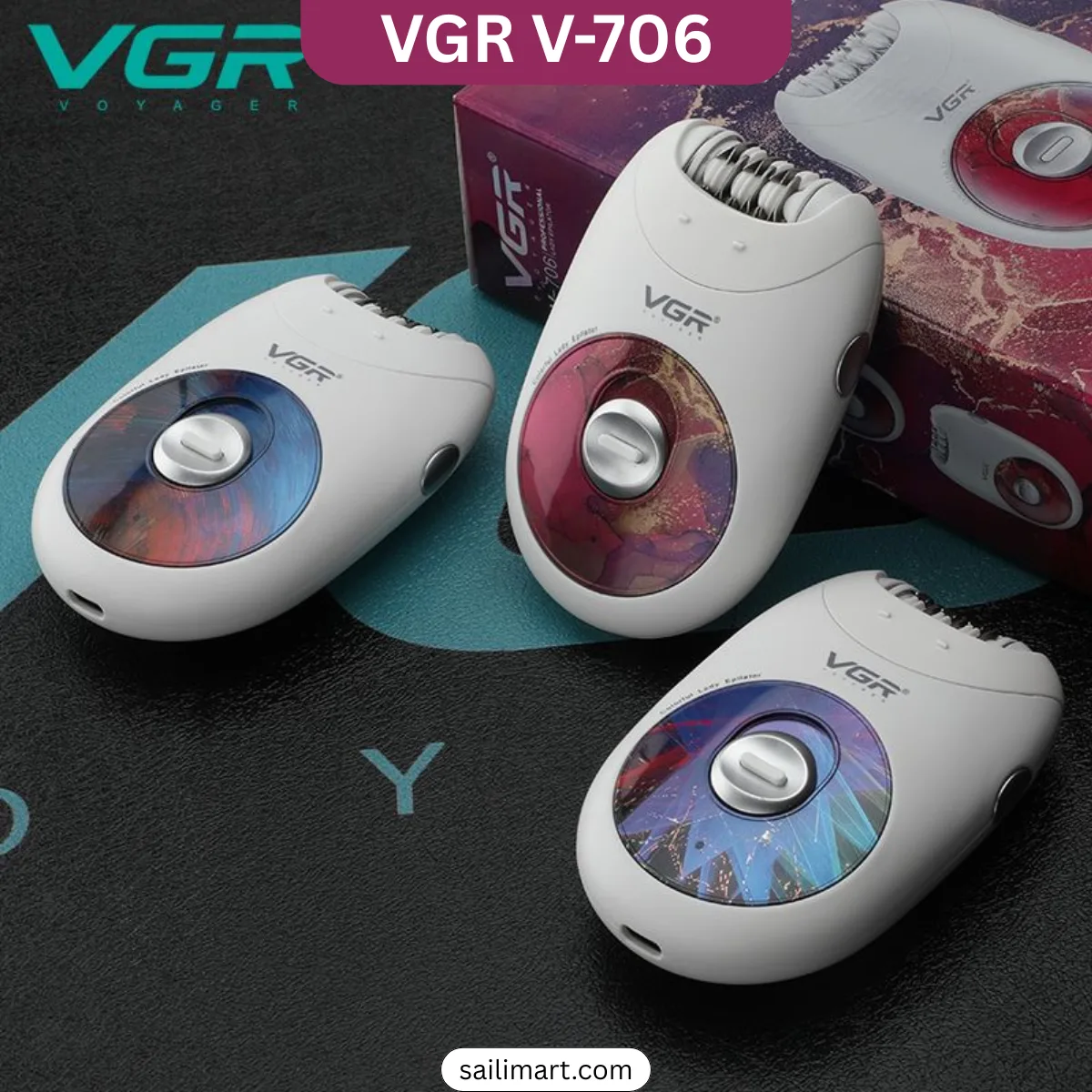VGR V-706 Cordless Electric Women Epilator Best Price in Bangladesh