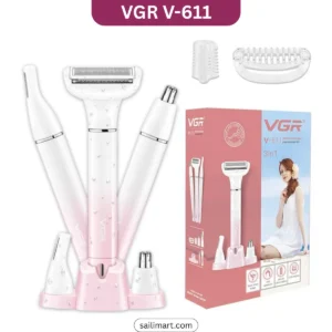 VGR V-611 (3-in-1) Women Trimmer and Shaver