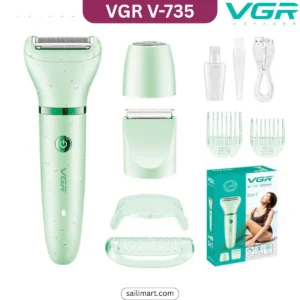 VGR V-735 Professional Lady Shaver Set IPX7 Waterproof