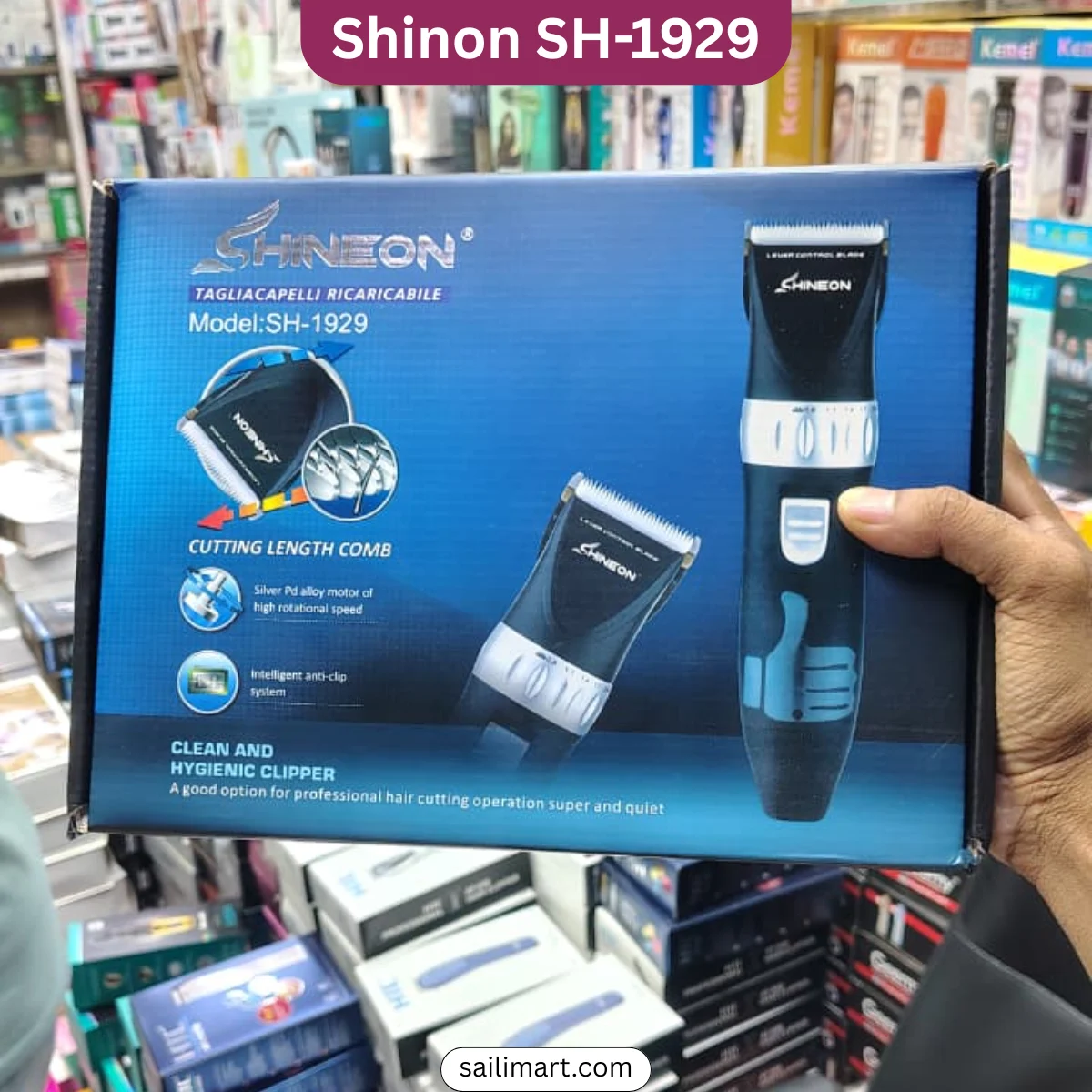 SHINON SH-1929 Professional Hair Clipper & Beard Trimmer Price in Bangladesh