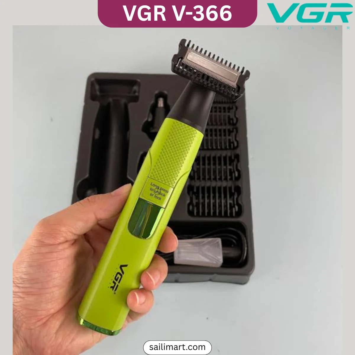 VGR V-633 3-in-1 Grooming Kit IPX6 Waterproof