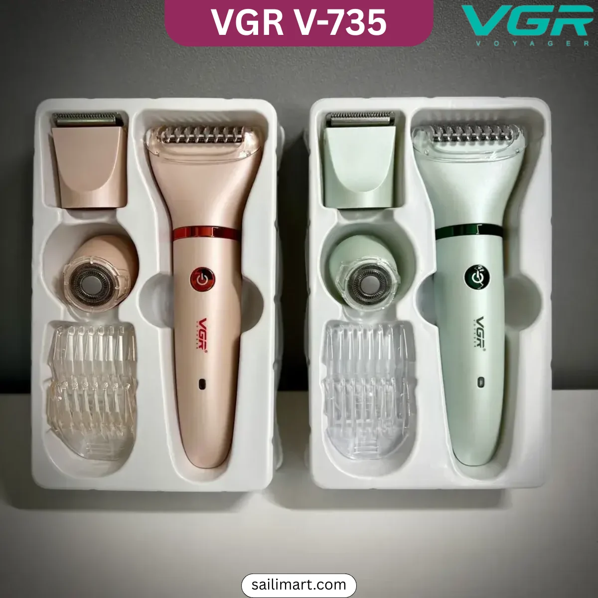 VGR V-735 3-in-1 Women Shaver Best Price in Bangladesh