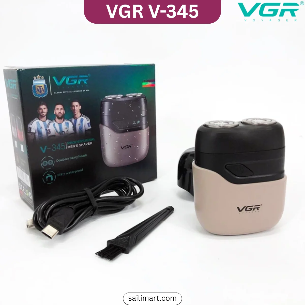 VGR V-345 Mini Electric Rotary Shaver Best Price in Bangladesh