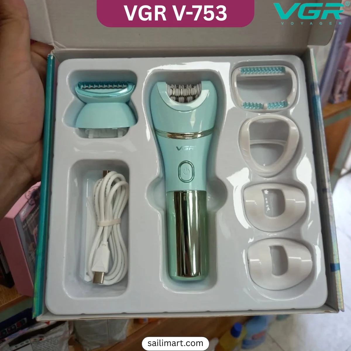 VGR V-753 2-in-1 Women Epilator & Shaver