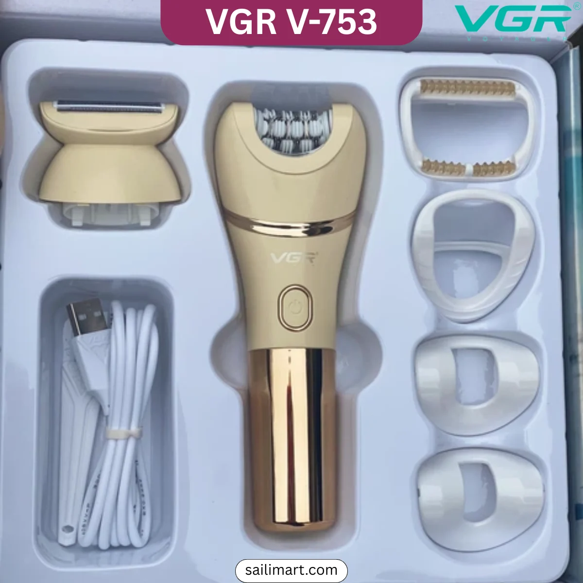 VGR V-753 2-in-1 Women Epilator & Shaver Best Price in Bangladesh