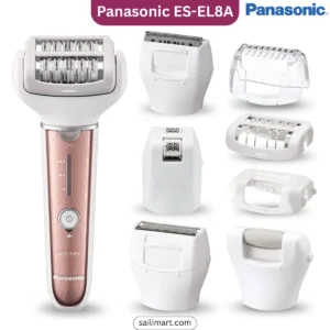 Panasonic ES-EL8A Wet & Dry Epilator 9-Piece Kit