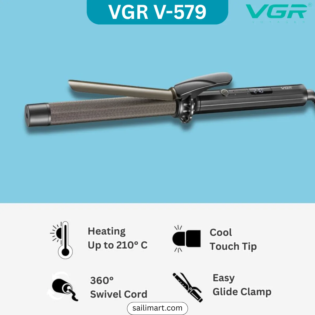 VGR V-579 Professional Hiar Curler 25mm Best Price in Bangladesh