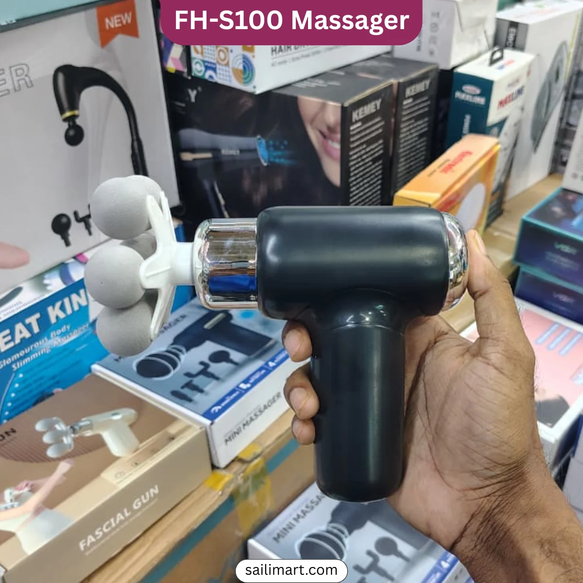 Six Head Multifunctional Whole Body Massage Gun