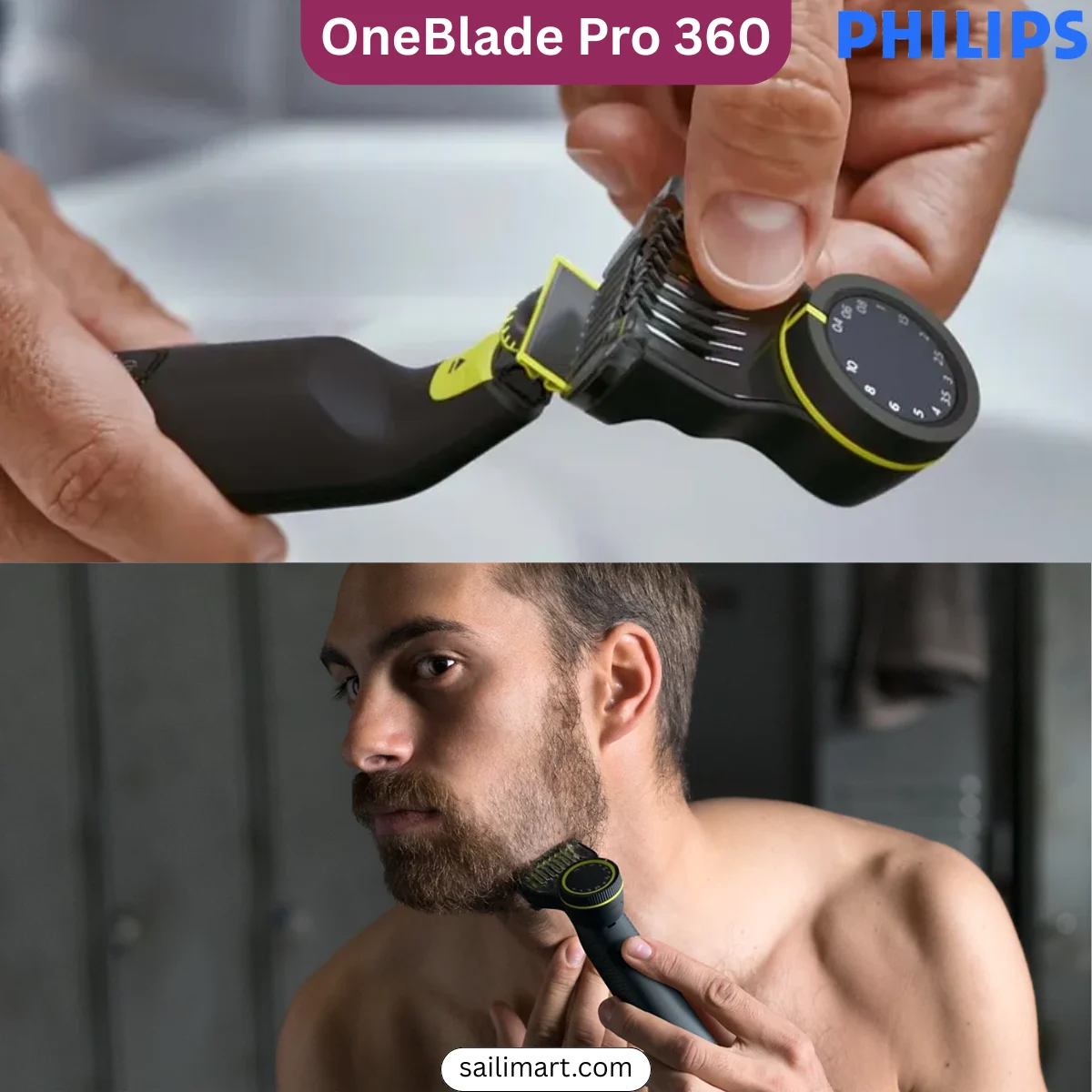 Philips QP6542/15 OneBlade Pro 360 for Face & Body