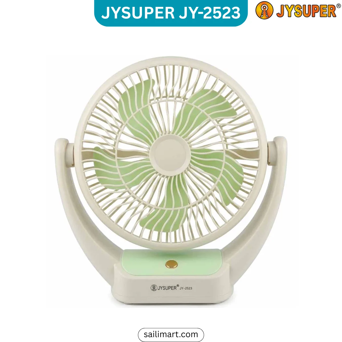 JYSUPER JY-2523 AC/DC Fan Green Color Best Price in Bangladesh