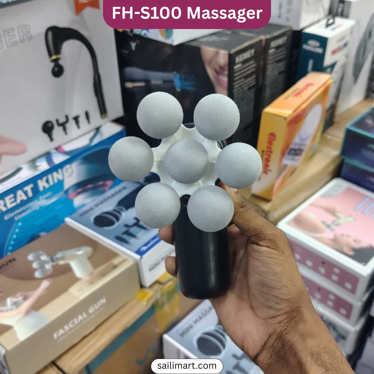 Six Head Multifunctional Whole Body Massage Gun