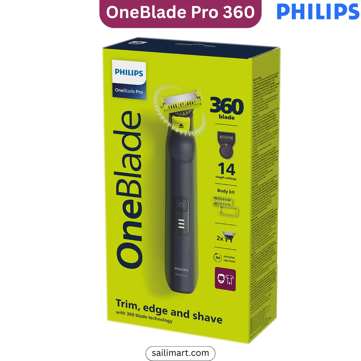 Philips QP6542/15 OneBlade Pro 360 Best Price in Bangladesh