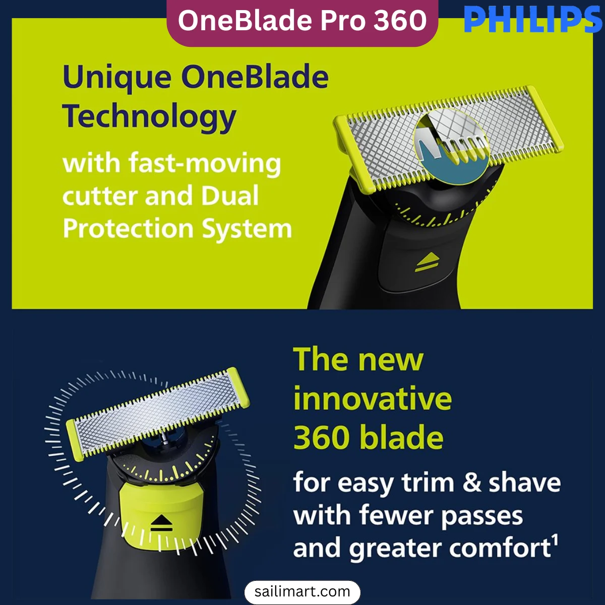 Philips QP6542/15 OneBlade Pro 360 Best Price in Bangladesh