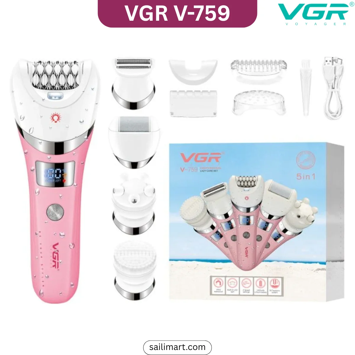 VGR V-759 5-in-1 Grooming Kit for Women