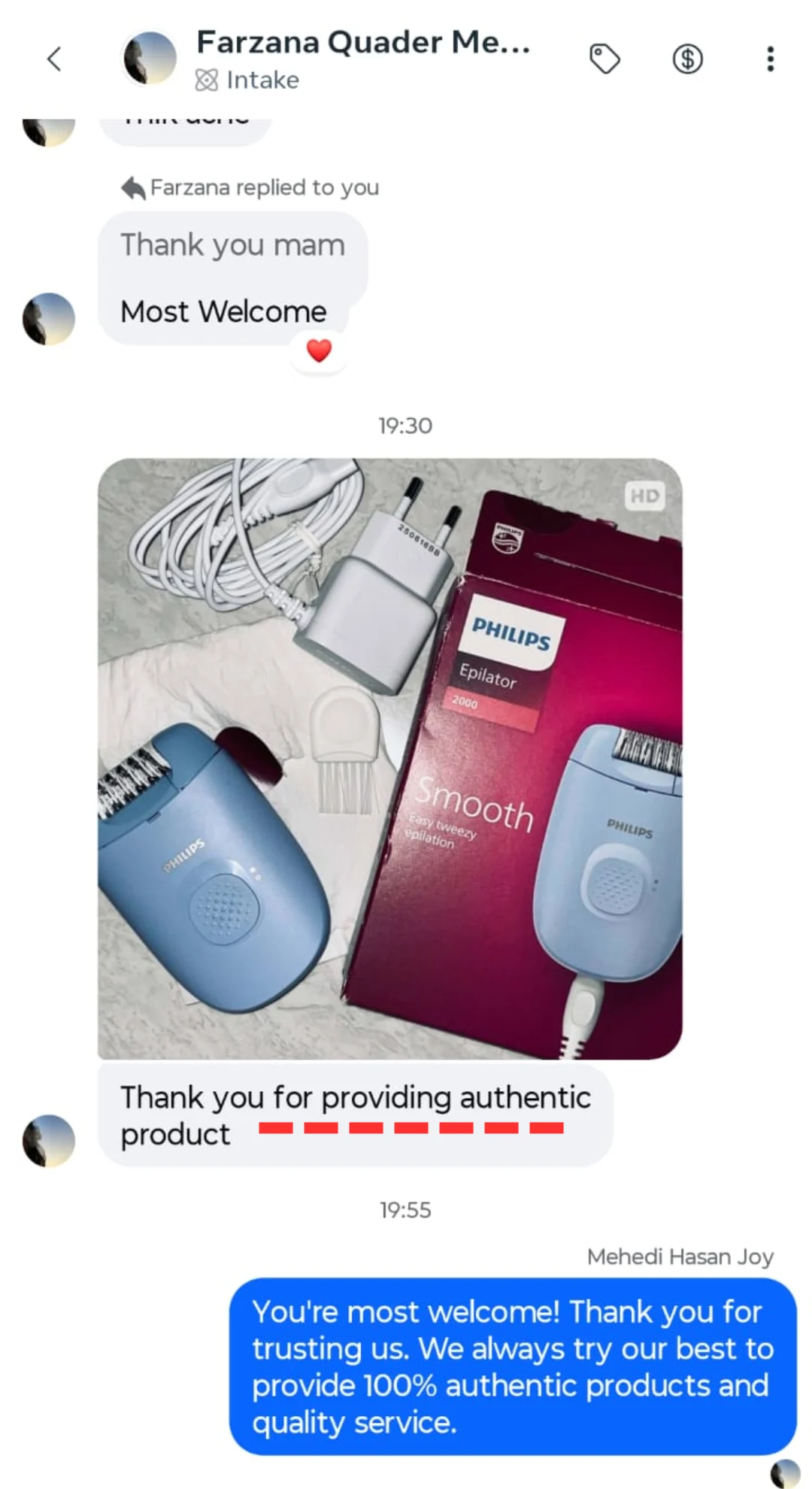 Sailimart customer review
