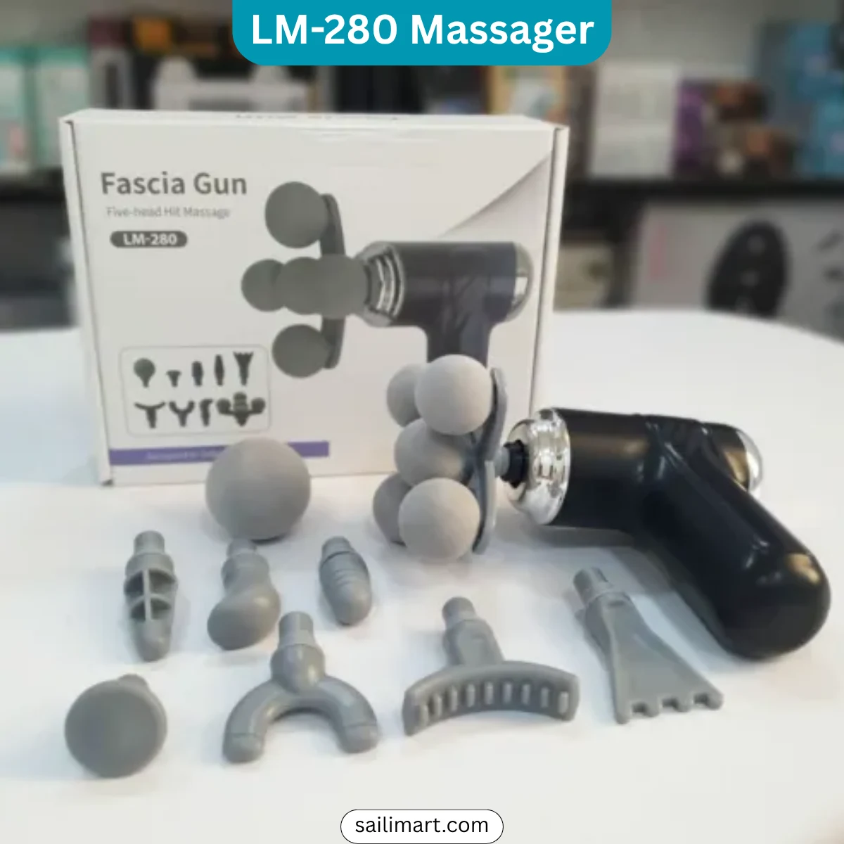 LM-280 Five-Head Massage Gun Best Price in Bangladesh
