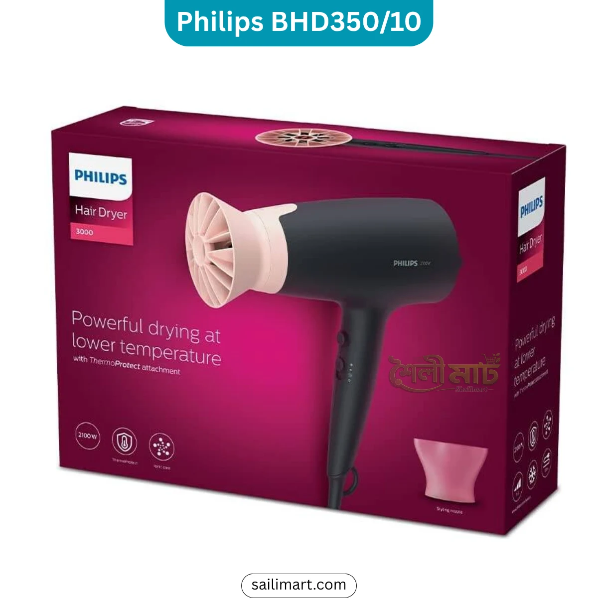 Philips BHD350/10 Hot, Cool and Warm Hair Dryer Best Price in Bangladesh
