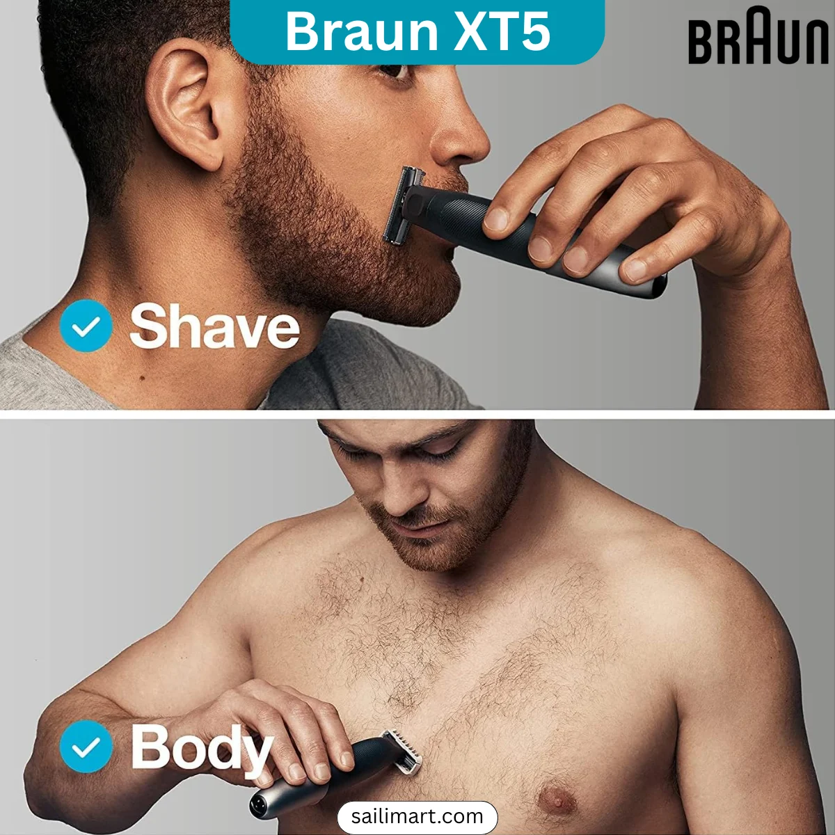 Braun XT5 Waterproof Beard & Body Trimmer Shaver