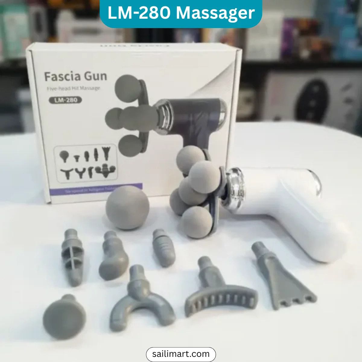 LM-280 Five-Head Massage Gun Best Price in Bangladesh