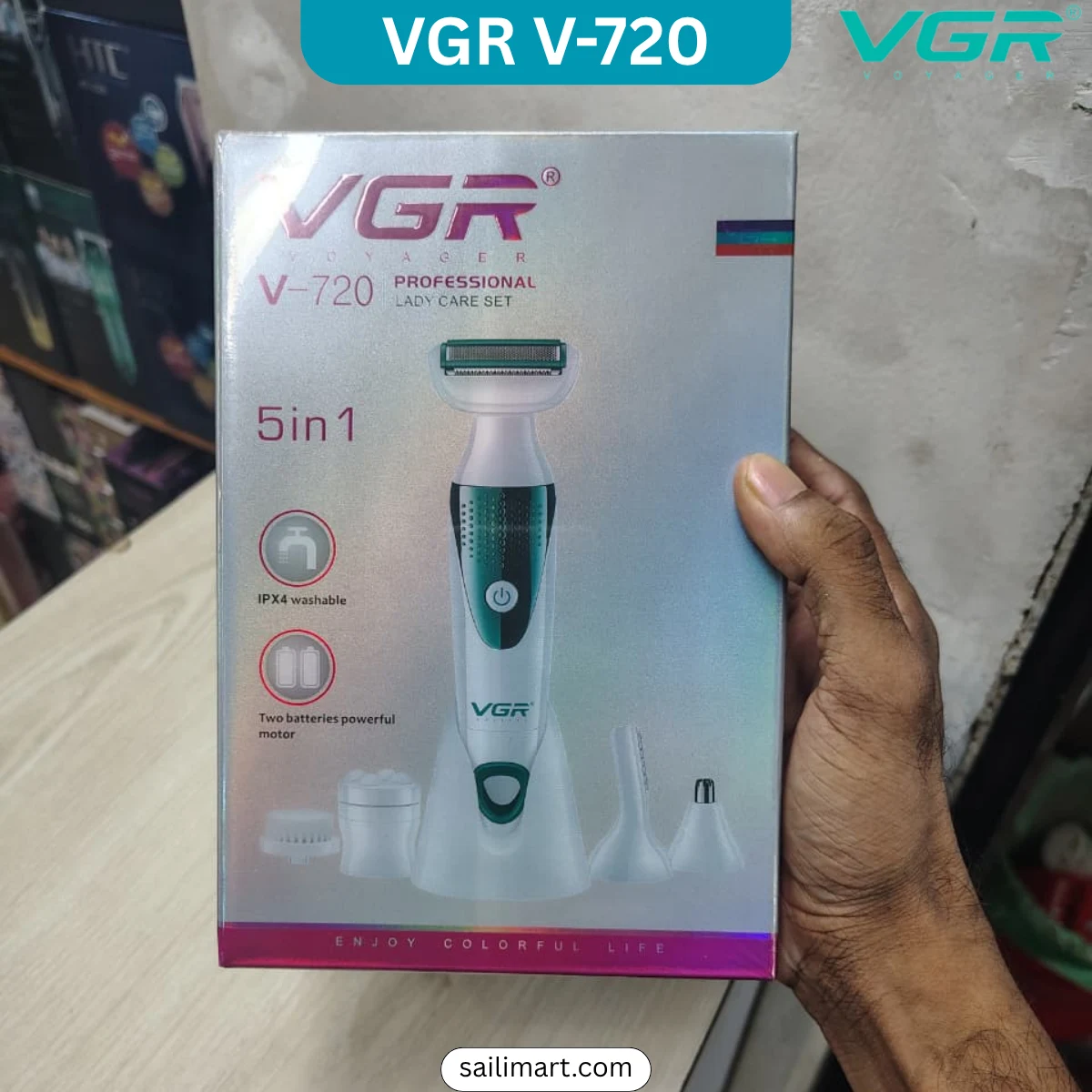 VGR V-720 5-in-1 Women Trimmer, Shaver Set