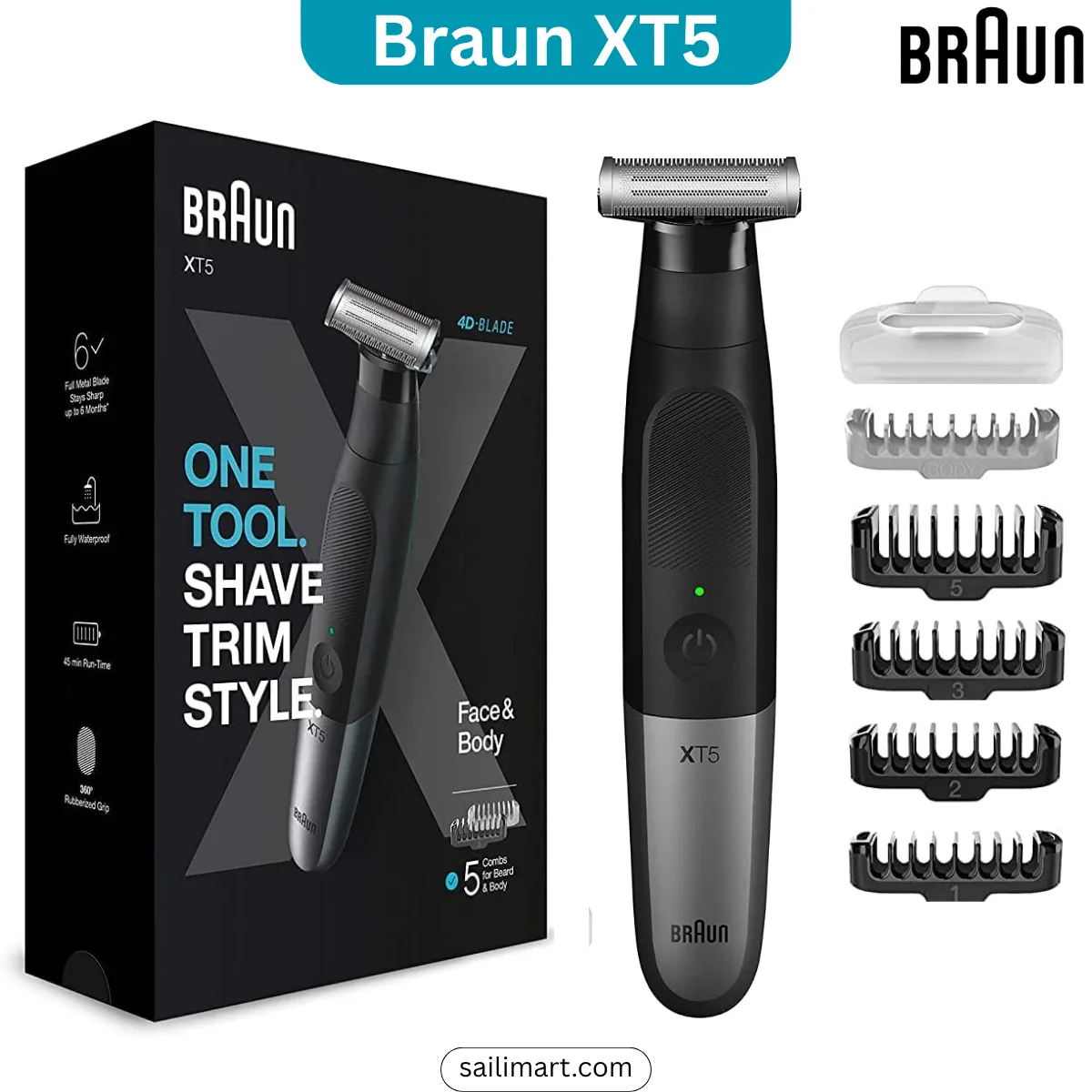 Braun XT5 All-in-One Beard & Body Trimmer