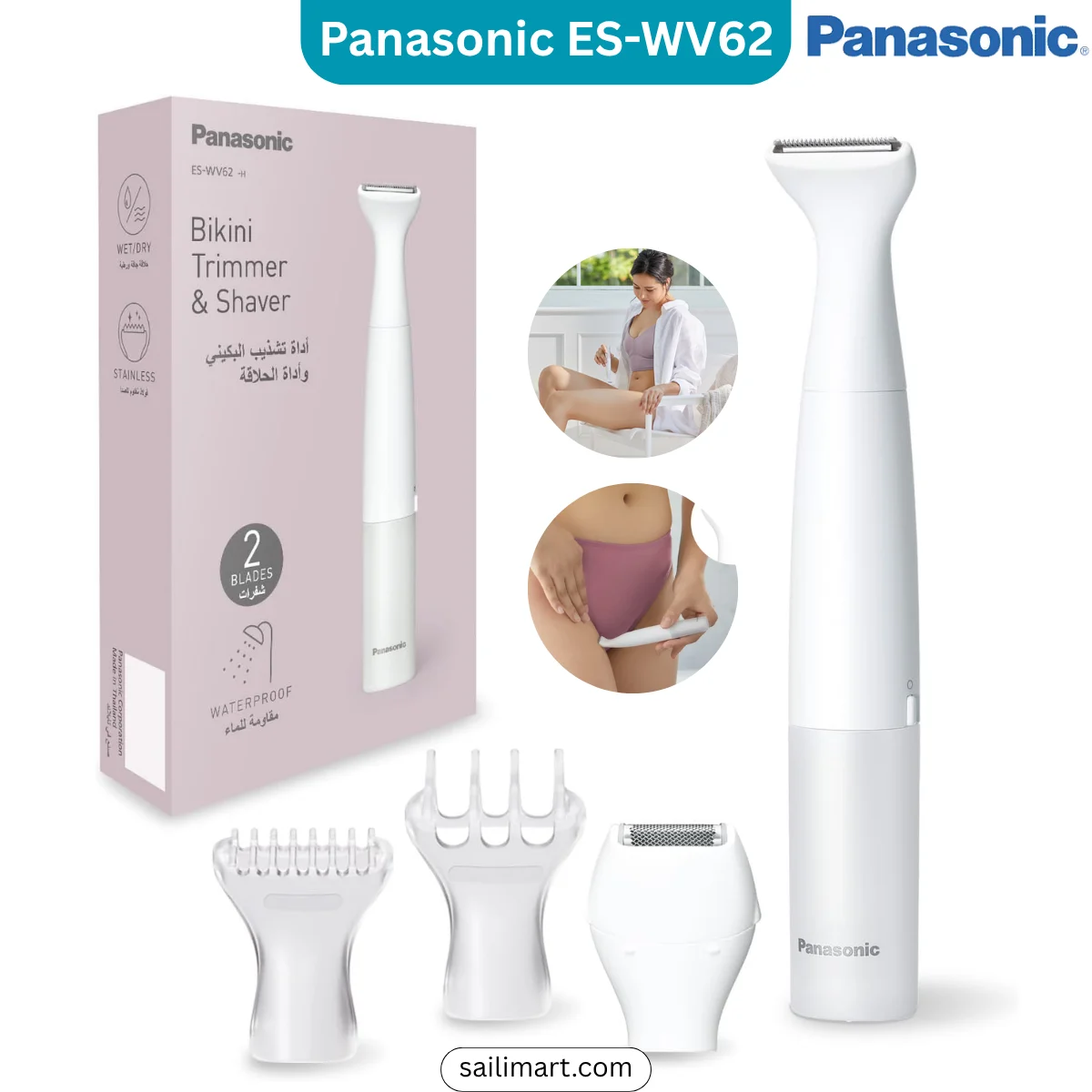 Panasonic ES-WV62-H Bikini Trimmer & Shaver Price in Bangladesh