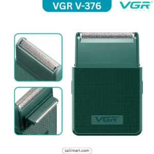 VGR V-376 Professional Pocket-Size Electric Foil Shaver with Pop-Up Trimmer