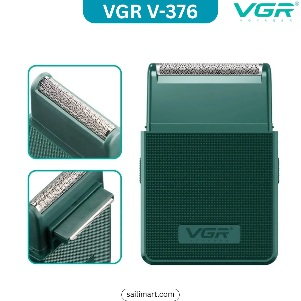VGR V-376 Professional Pocket-Size Electric Foil Shaver with Pop-Up Trimmer