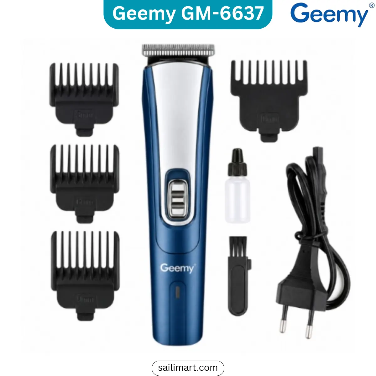 GEEMY GM-6637 Professional Rechargeable Hair and Beard Trimmer