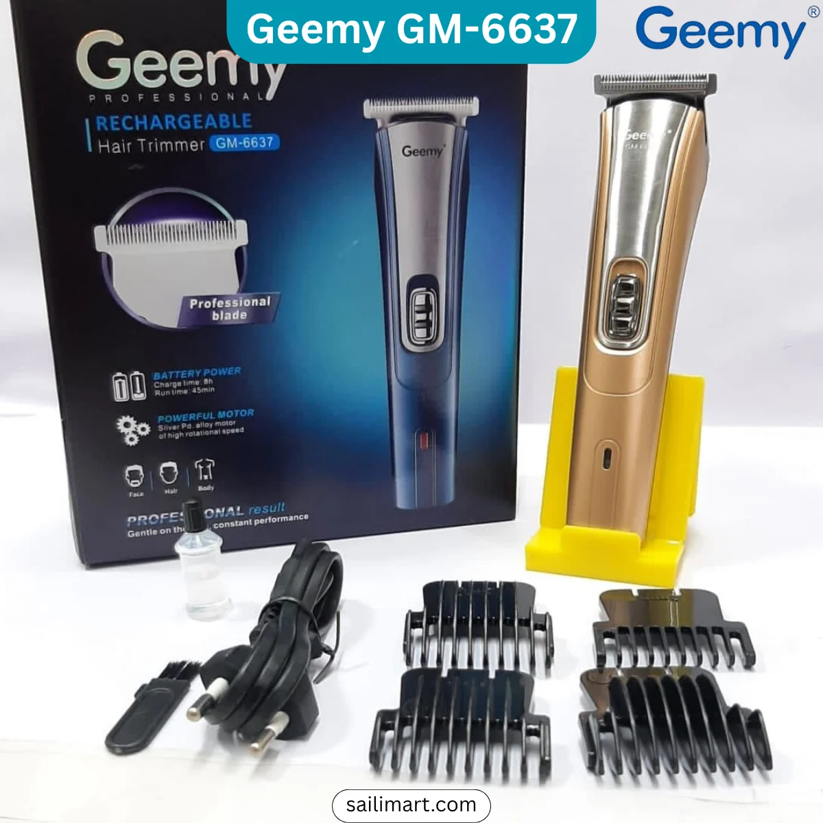 GEEMY GM-6637 Professional Hair Trimmer Price in Bangladesh