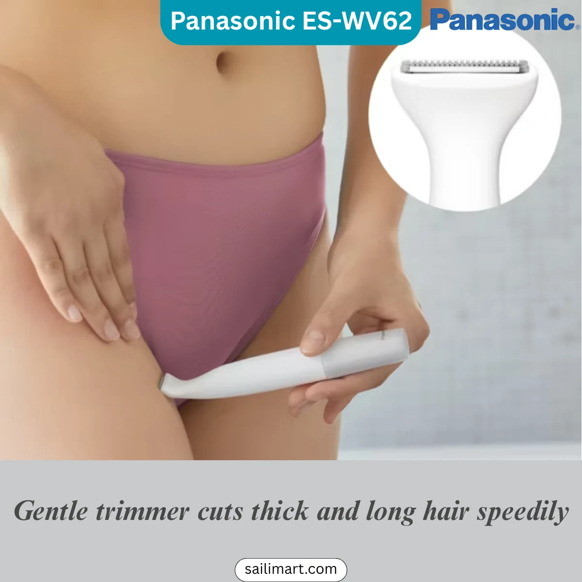 Panasonic ES-WV62-H Wet & Dry Bikini Trimmer & Shaver