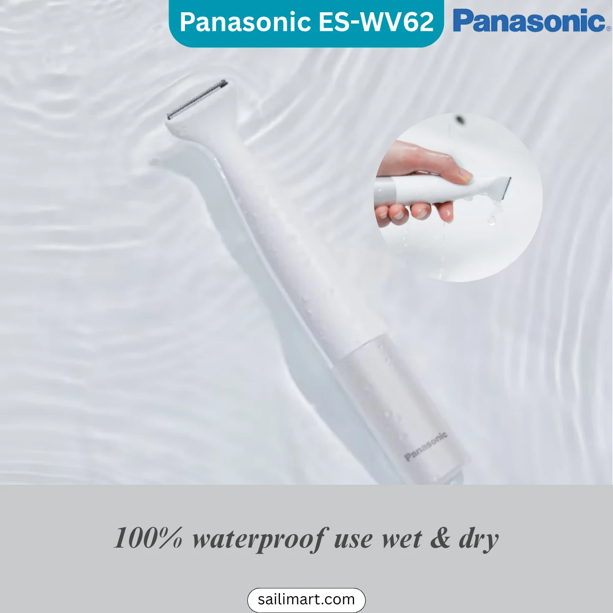Panasonic ES-WV62-H Wet & Dry Bikini Trimmer & Shaver