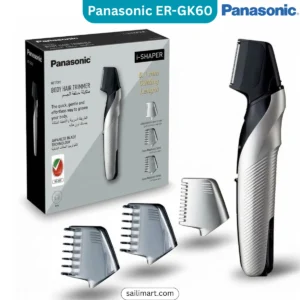 Panasonic ER-GK60 i-Shaper 3-in-1 Waterproof Body Groomer and Trimmer for Men